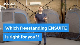 Which freestanding tent is right for you?! An overview of the Joolca Ensuite freestanding tents