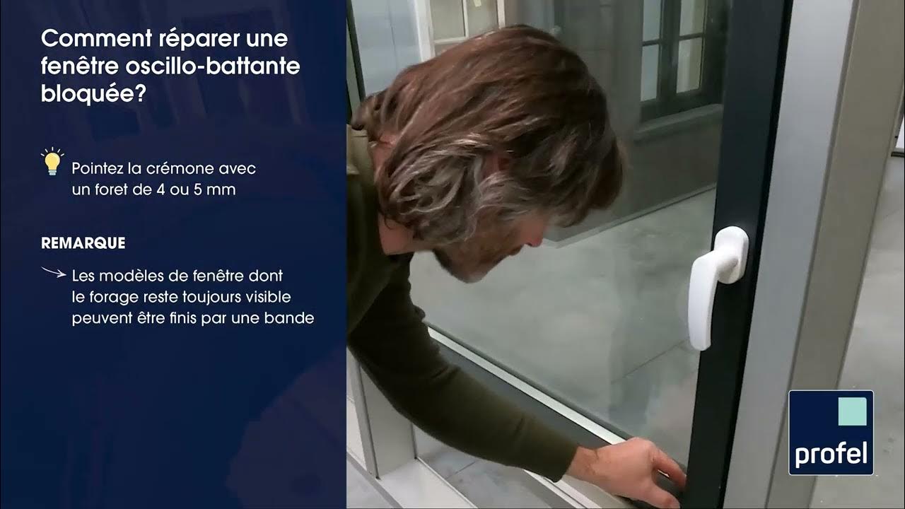 Comment réparer une fenêtre oscillobattante bloquée? YouTube
