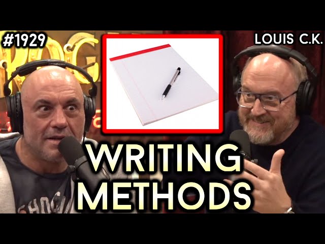 Joe Rogan -  🎬 Joe And Louis Discuss Methods For Writing Comedy 🎬 class=