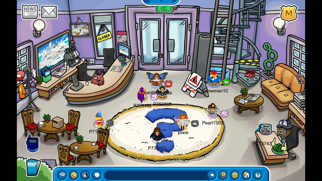 Путешествие в Club Penguin: значок с тортом, 75-летие CPJ и реконструкция смотровой площадки! :D ...