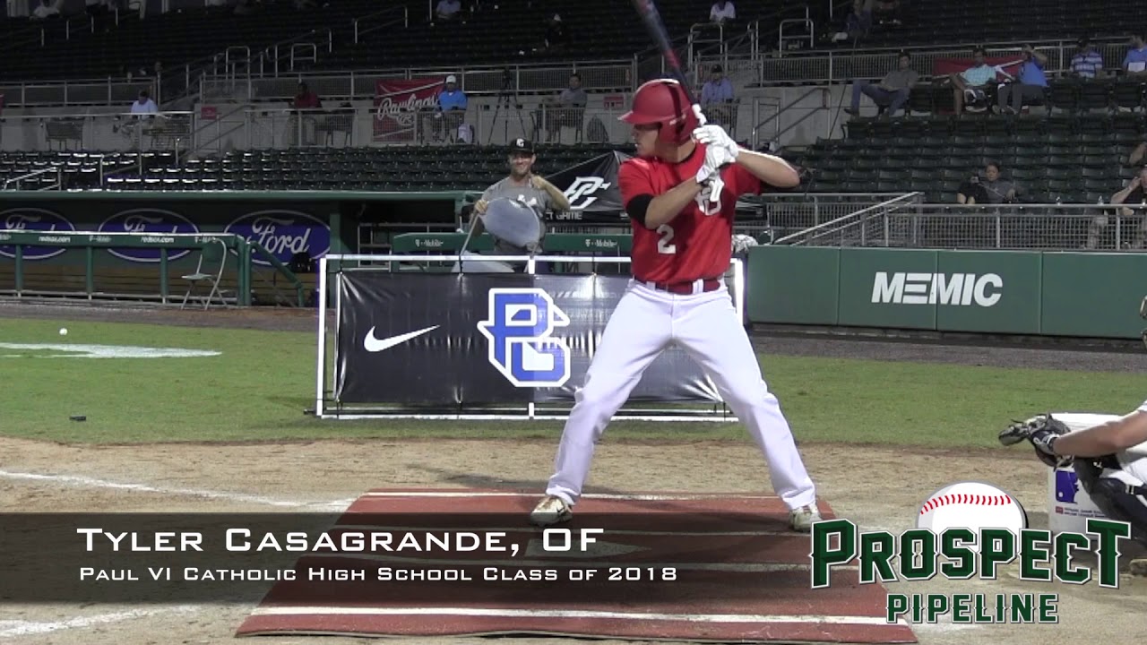 Tyler Casagrande Prospect Video, OF, Paul VI Catholic High School Class of 2018