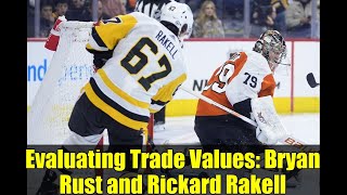 Evaluating Trade Values: Bryan Rust and Rickard Rakell