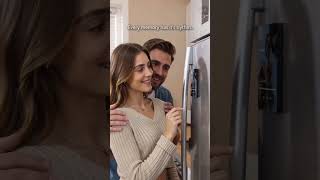 FridgeBeats Frameless 4.0 Custom Photo Music Fridge Magnet – Personalized Valentines Gift