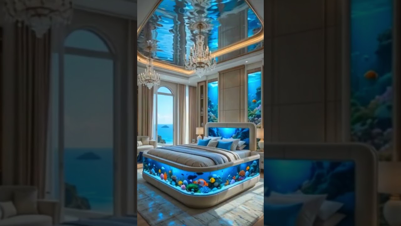 6 UNBELIEVABLE Aquarium Bed Frames You HAVE to See! 🐠  Luxury Bedroom Ideas 
