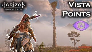 All VISTA POINTS locations in Horizon Forbidden West