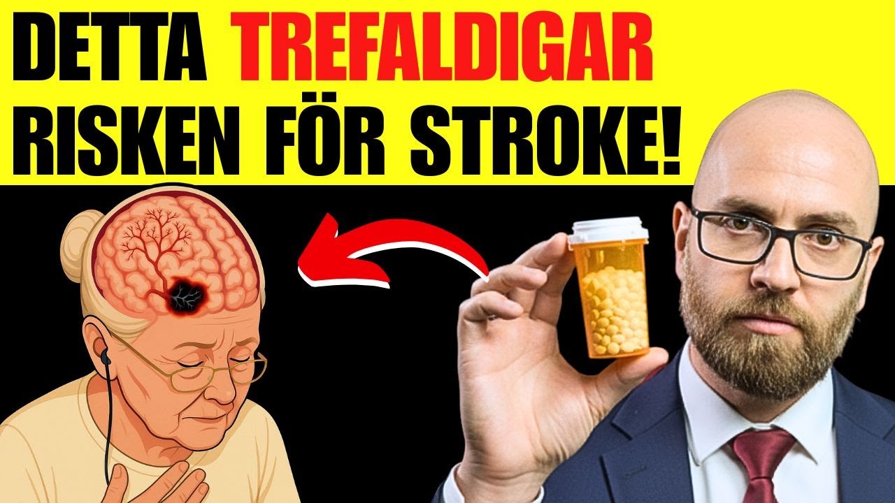 Det VÄRSTA läkemedlet som FÖRSTÖR din HJÄRNA med tiden – Ökar risken för STROKE!