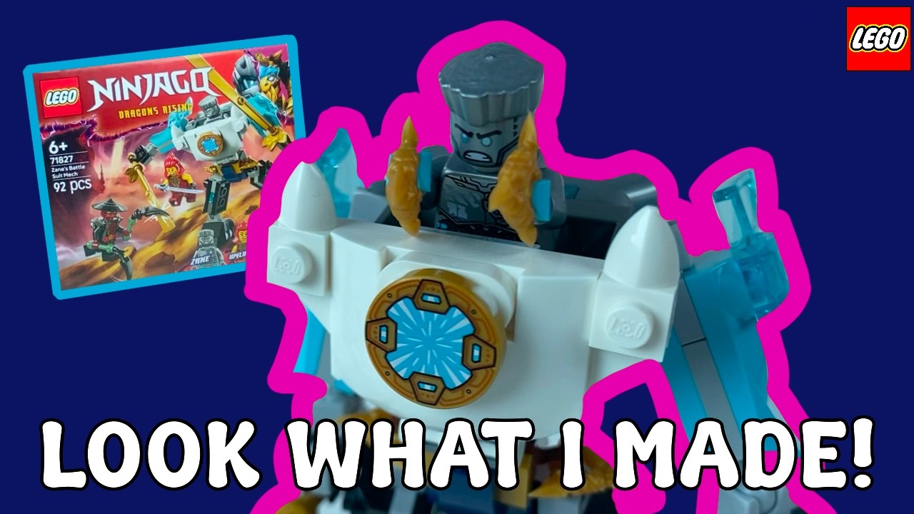 Small Set, BIG Swords! | LEGO NINJAGO 71827 Zane's Battle Suit