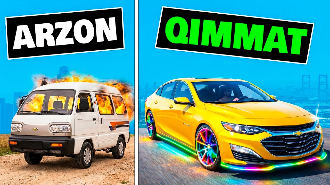 ARZON VA QIMMAT MASHINA! TYUNING SHOUDA YANGI MASHINALAR MEN KUTMAGAN EDIM (GTA 5RP)