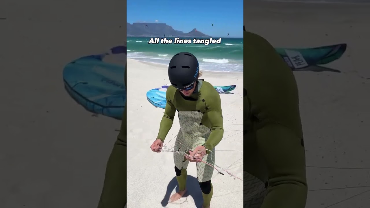 Red Bull King of the Air nightmare #kitesurfing #kite #surf #beach