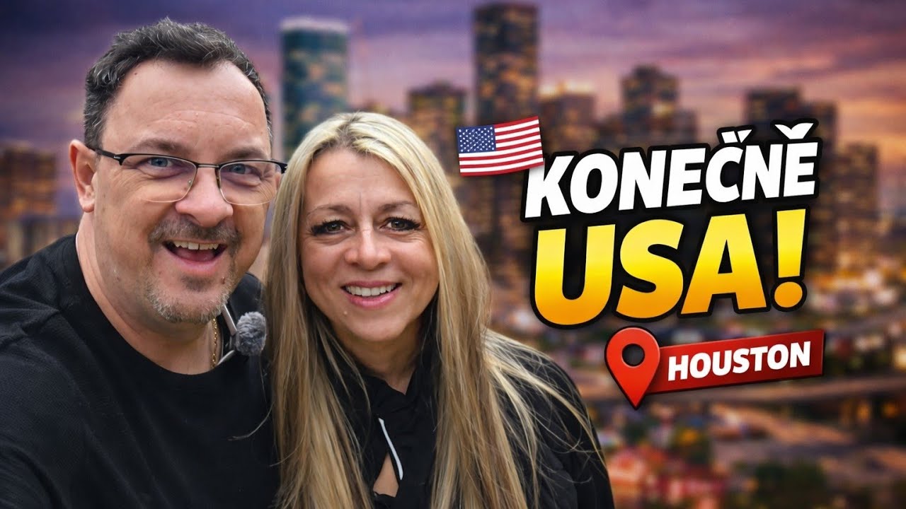První den v Texasu 🇺🇸 Houston, realita amerických cen, hotel, rooftop bar