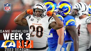 Los Angeles Rams vs. Cincinnati Bengals | 2023 Week 3 Game Highlights