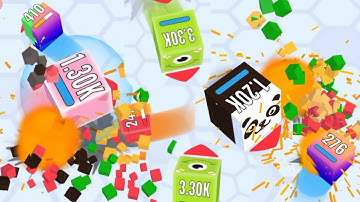 Satisfying Mobile Game / Push 2048 vs cubezone.io - jelly 2048 Gameplay new update levels