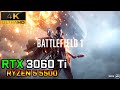 Battlefield 1 | RTX 3060 Ti + Ryzen 5 5500 | 1080p, 1440p, 4K and 8K | Benchmark
