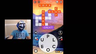 WORDSCAPES  LEVEL 166 masaya ang mga salita