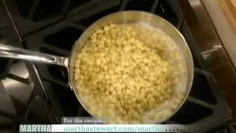 Peppers and Creamy CornMartha Stewart
