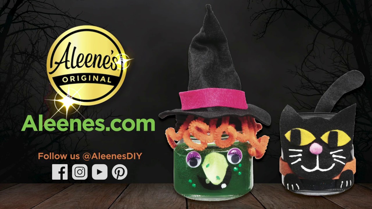 Aleene's Original Glues - DIY Halloween Slime Jars