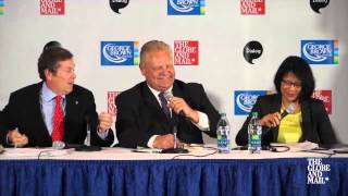 Doug Ford John Tory and Olivia Chow get in yelling match over transit at debate