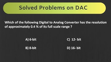 Resolution and Full Scale Output Voltage of DAC |  Quiz # 123 and 125
