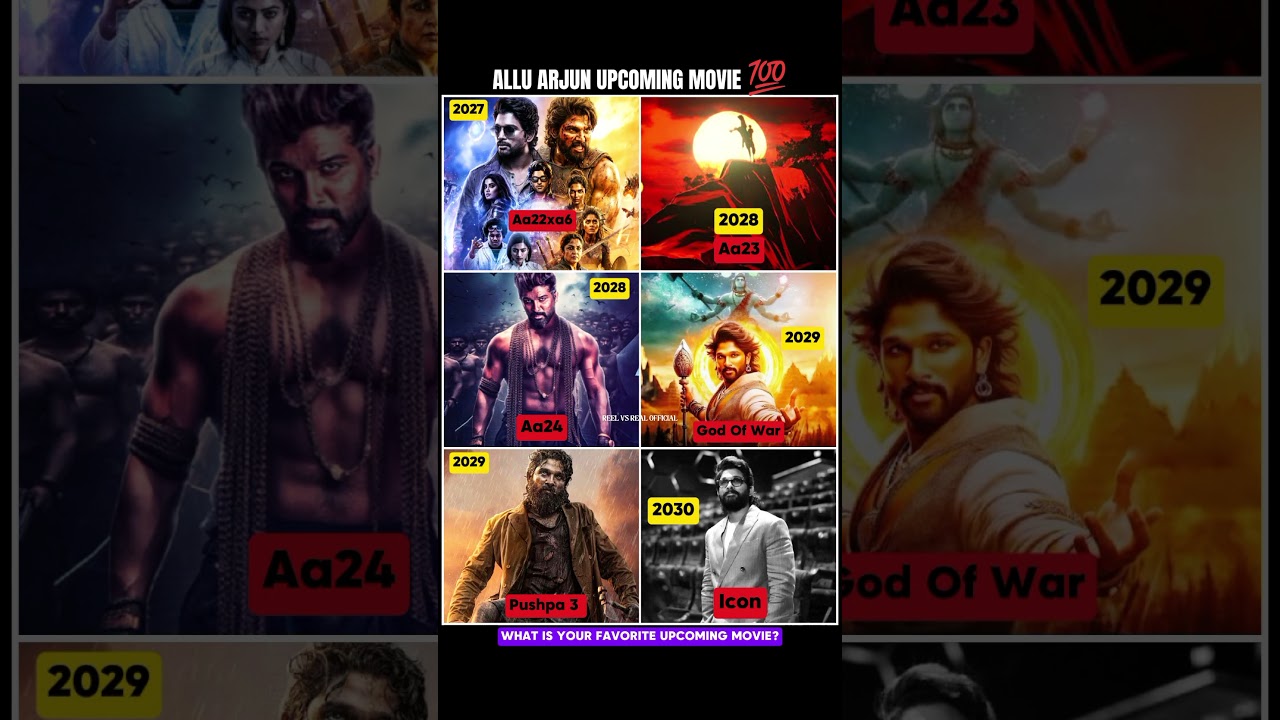 Allu Arjun Upcoming Movies 💯 