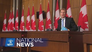 Marc Miller highlights face mask beadwork from Mohawk artist Tania Clute | APTN News