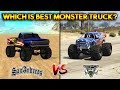 GTA 5 VS GTA SAN ANDREAS MONSTER TRUCK : WHICH IS BEST?