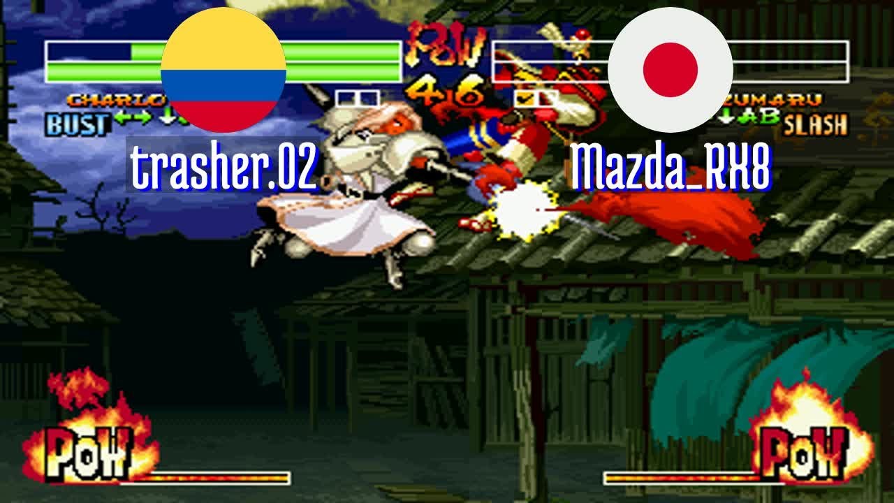 FT3 @samsho4: trasher.02 (CO) vs Mazda_RX8 (JP) [Samurai Shodown