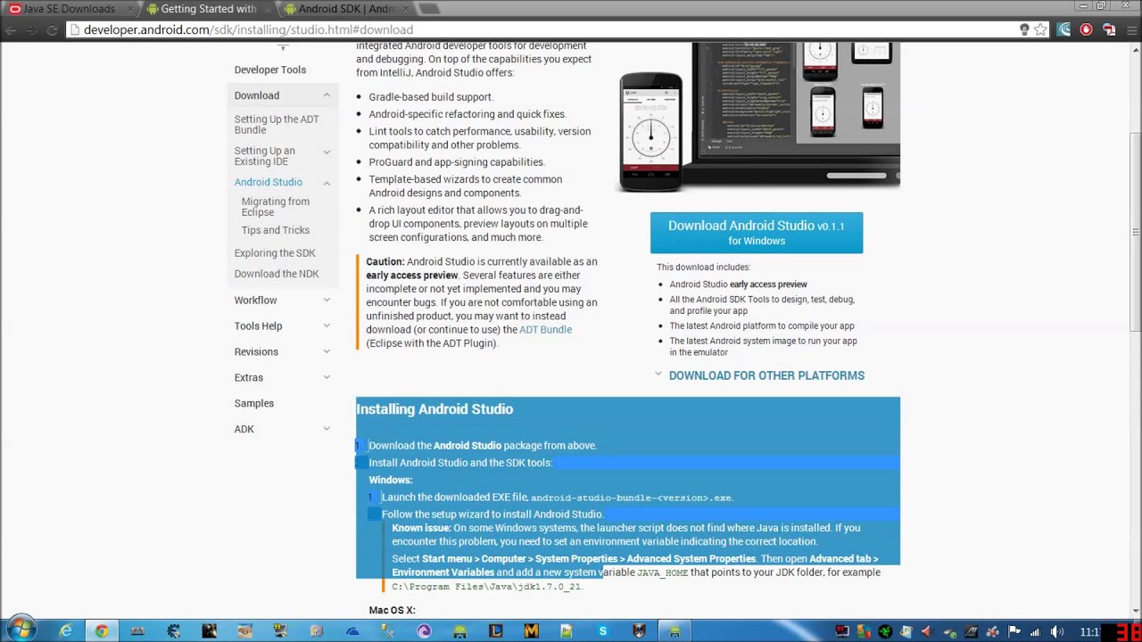 Android Development Part 1 - YouTube