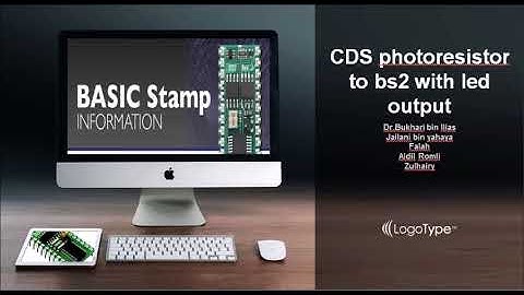 Tutorial 3 - CDS Photoresistor to Basic Stamp 2 Microcontroller