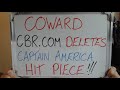 COWARDLY Website DELETES Captain America HIT PIECE After Backlash!!