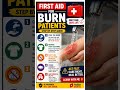 #burn 🔥🔥# first aid for burn patients @savelife #learn with me #medicalstudent #nursing