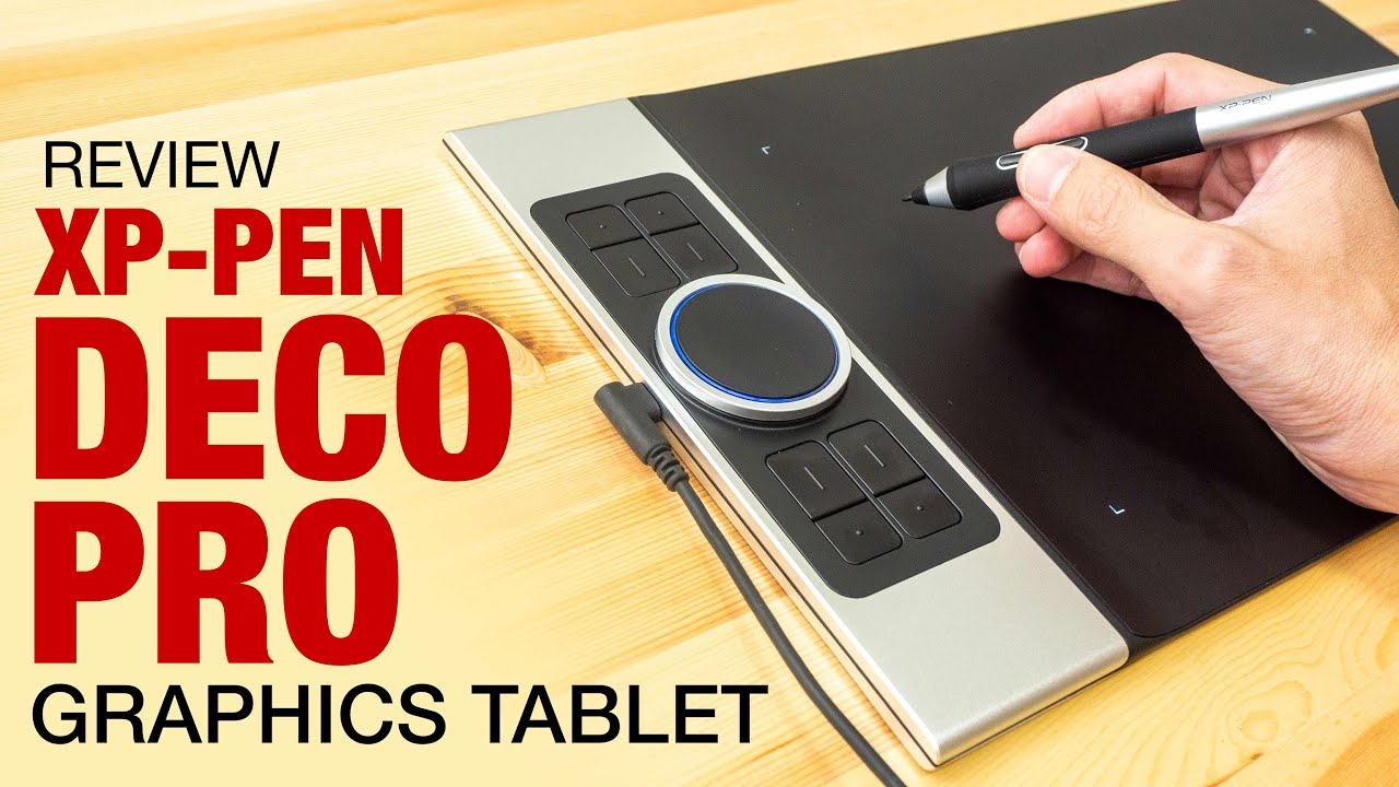 XP-Pen Deco Pro graphics tablet (review) - YouTube