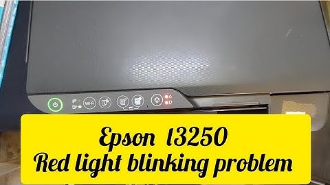 Epson L3250 Red Light Blinking problem #epsonl3250