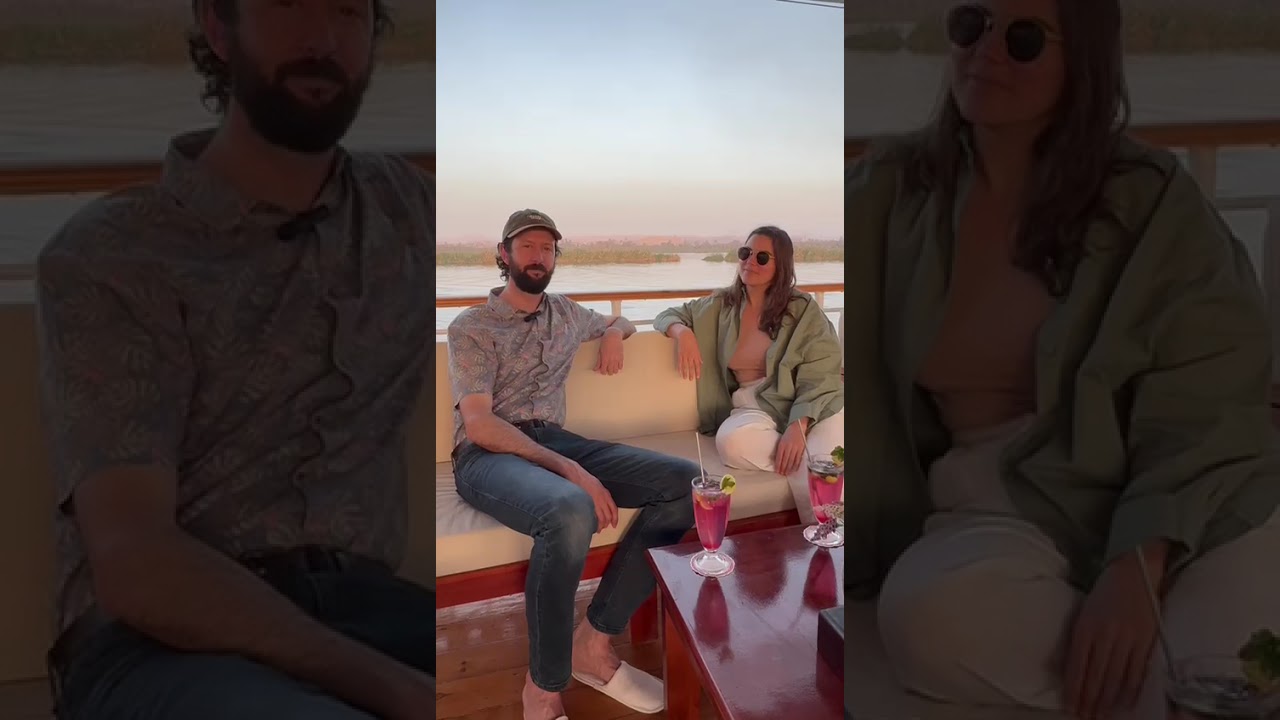 Why Couples Fall in Love with Dahabiya Nile Cruises in Egypt 💛🚢 #shorts #review