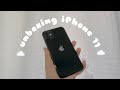 [ENG SUB] unboxing iPhone 11 64gb in black 🖤 + setup + accessories ft. skincare