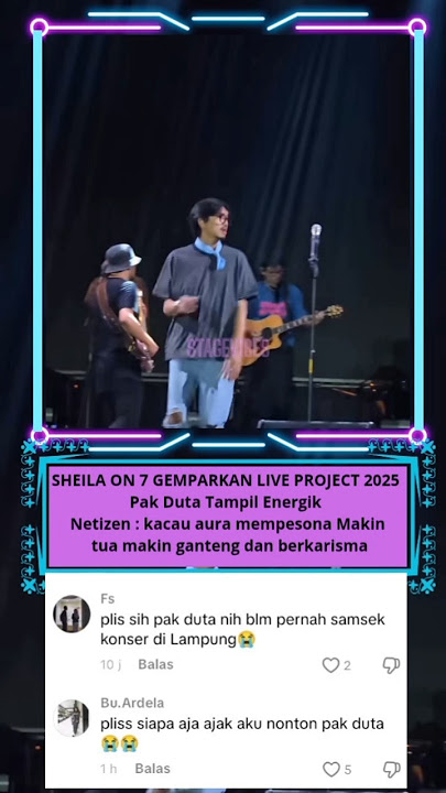Pak Duta Sheila On 7 Buktikan Umur Hanyalah Angka #sheilaon7 #konser #music #shorts #shortvideo