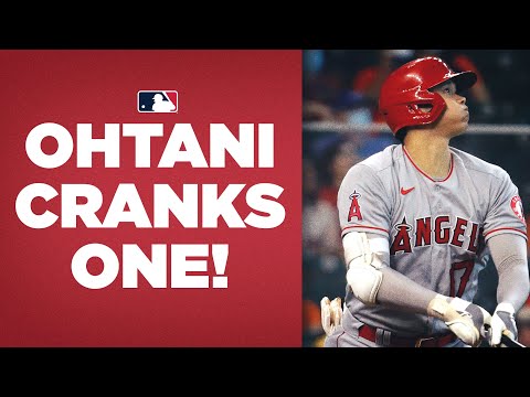 Shohei Ohtani CRANKS one, doesn't realize it's a homer, SPRINTS around bases