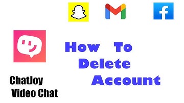 How to Delete account on Chatjoy video chat app | deactivate account on chatjoy app