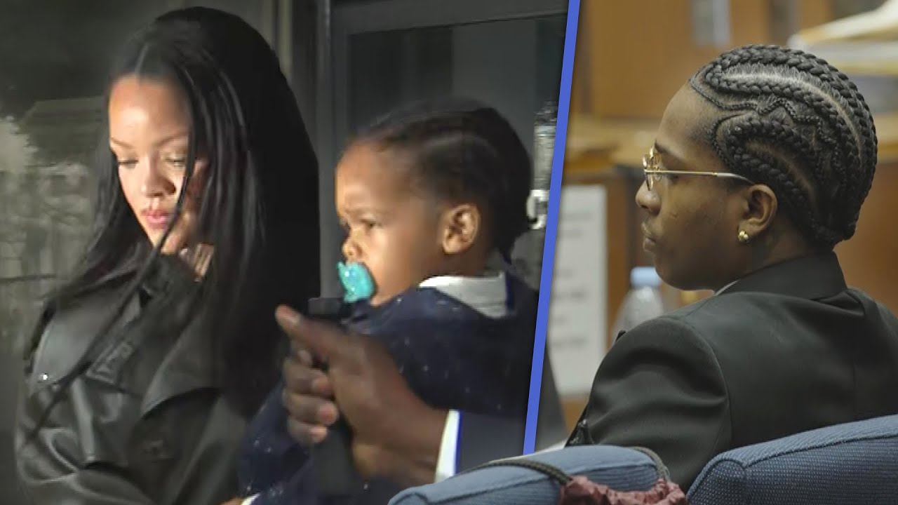 A$AP Rocky Trial: Rihanna Makes Surprise Appearance With Sons for Closing  Arguments