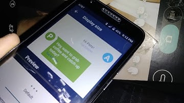 Change Font size, display size on Alcatel idealXCITE midel 5044R at&t wireless