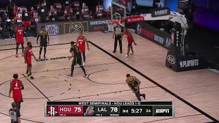 3rd Quarter, One Box Video: Los Angeles Lakers vs. Houston Rockets