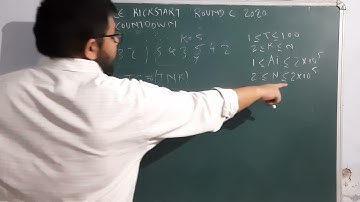 Google Kickstart Round C 2020 | Problem 1 - Countdown | Discussion + Code | Karan Mashru