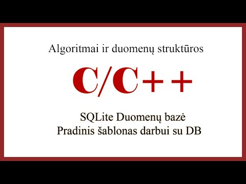 Video: Kaip sukurti Dbca duomenų bazę?