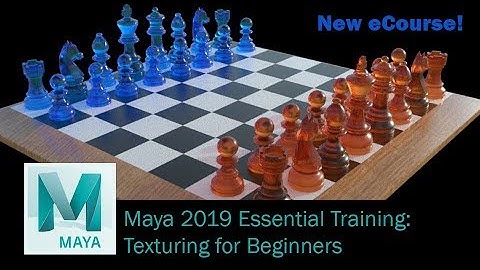 NEW eCOURSE! Texturing for Beginners in Maya 2019
