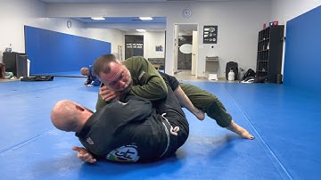 Closed guard over hook sweep