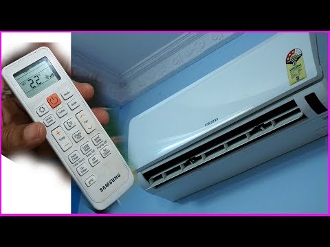 Split AC Remote Control ఎలా ఉపయోగించాలి/ Samsung -How to use  Functions - in Telugu