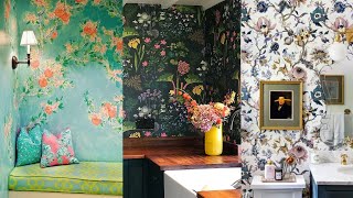 Flower Wallpaper Decor Ideas Stylish Wallpaper Decoration for Home