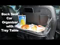 Back Seat Car Organizer with Tray Table Review