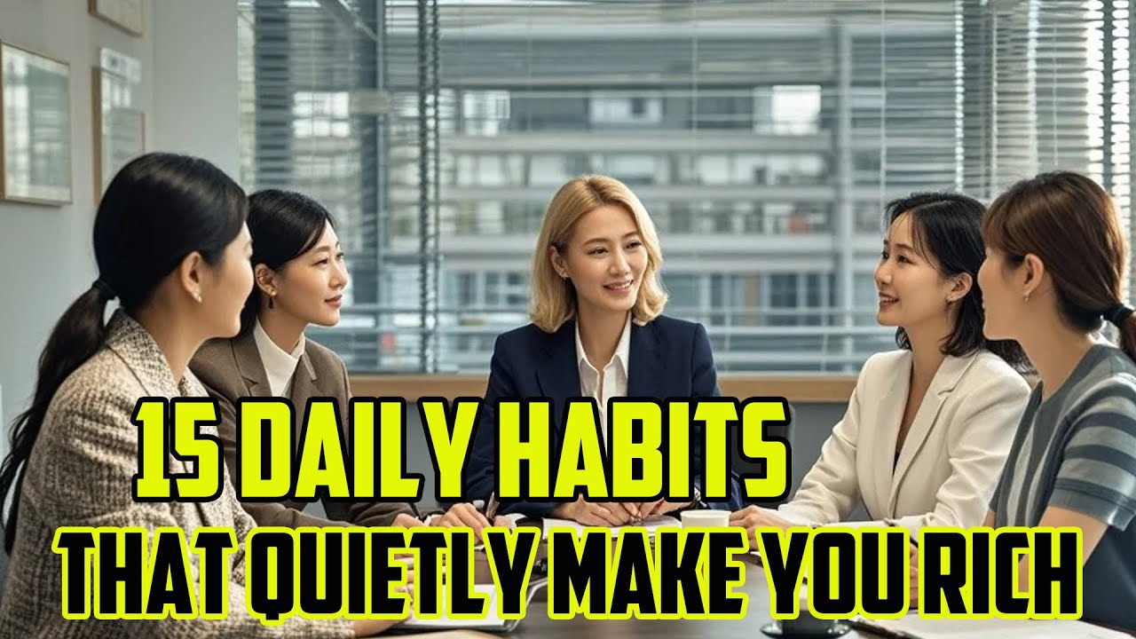 15 Daily Habits That Quietly Make You Rich (No Luck Needed) #moneytips ...