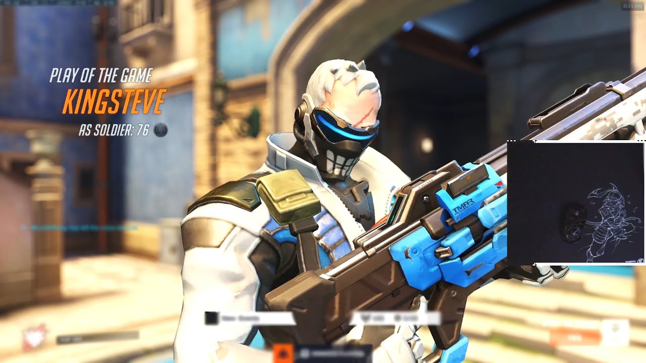 WHAT 3250+ HOURS OF SOLDIER 76 LOOKS LIKE - GALE! POTG! [ OVERWATCH 2 TOP 500 SEASON 6 ]