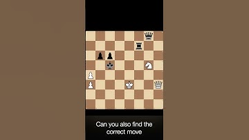 Daily Chess Combinations - No. 201 - #chess #puzzle #dailychess #shorts #0_algo_chess